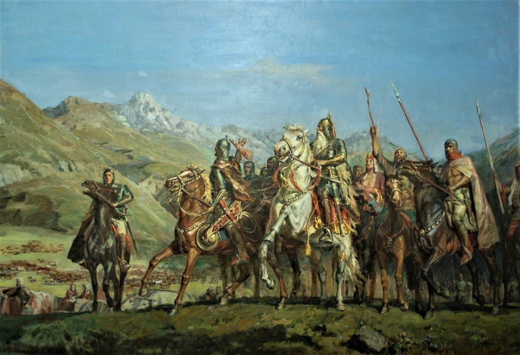 The Mongol invasion of the Caucasus. Alanian kingdom