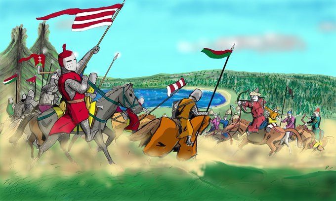 How did the Hungarians defeat the Mongols?