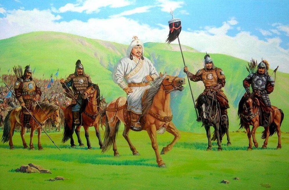 Legendary cruelty of the Mongols during the conquest of Khorezm