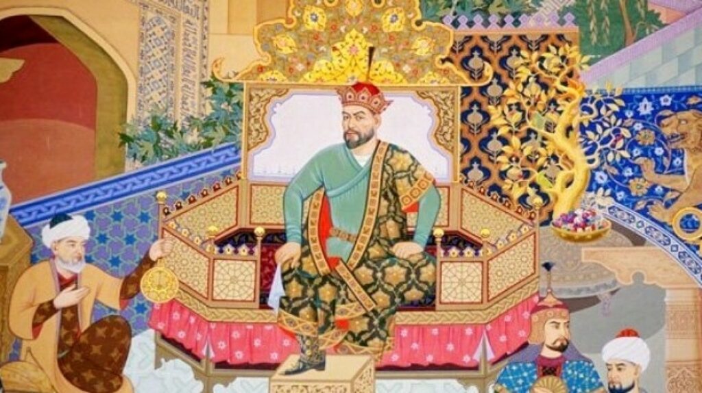 Tamerlane: the Iron Hammer surrounded by legends