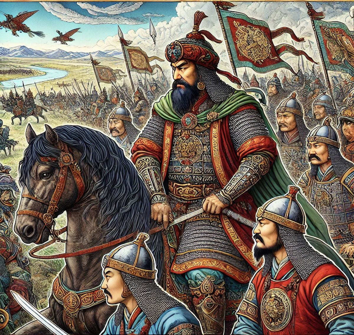 How did Batu become khan? Why did he not fight for power in the Mongol Empire?